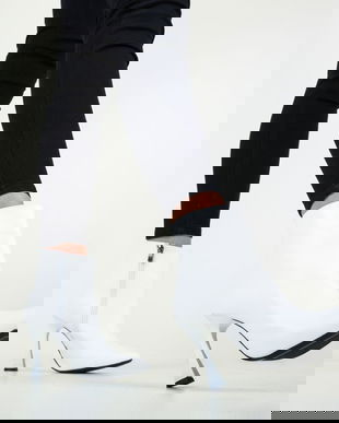 Botine Straluci Albe