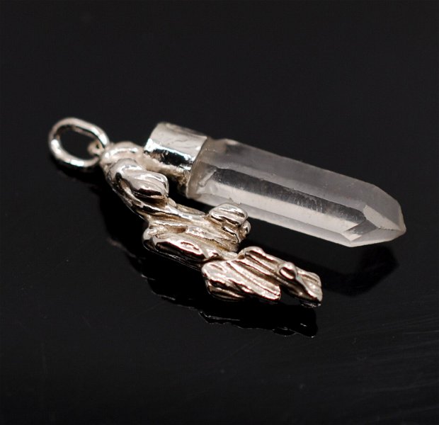 Pandantiv argint 925 cu un cristal de cuart
