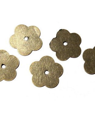 Margele din alama, decorative, bronz, 11x0.2 mm