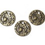 Pandantiv / charm din alama, bronz, 10x0.5 mm