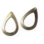 Pandantiv / charm din alama, bronz, 22x14 mm