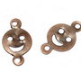 Link din alama, bronz, 11x6.5 mm