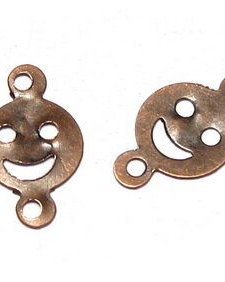 Link din alama, bronz, 11x6.5 mm