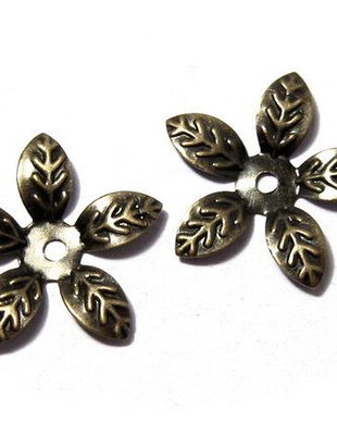 Margele din alama, decorative, bronz, 15x1.5 mm