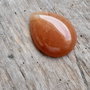 Cabochon aventurin rosu, 40x30 mm