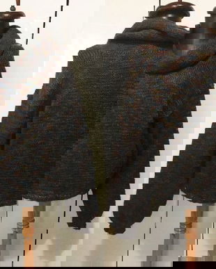 PULOVER TRICOTAT MANUAL LANA MOHAIR DEGRADE