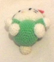 Hello Kitty cu rochita verde 10 cm