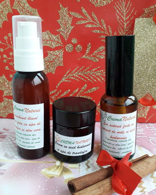 Set complet antirid cu extract de melc si acid hialuronic