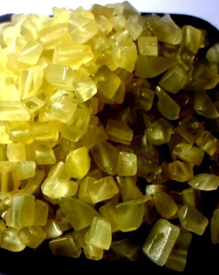 Chipsuri ochi de pisica galben lemon