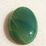 Cabochon agata dungata verde - kaki aprox 30x20x7 mm