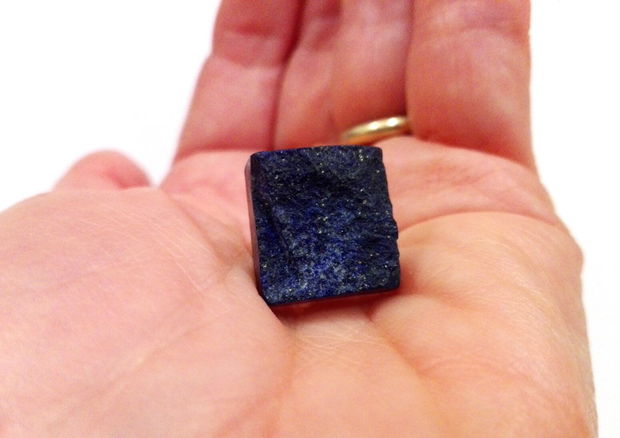 Inel Lapis lazuli druzy si Argint 925 - IN875 - Inel albastru reglabil, inel pietre semipretioase, cadou Craciun, cadou 8 martie, cadou sotie, cadou prietena, cadou iubita, cristale vindecatoare, cristaloterapie