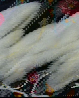 Manusi blana artificiala-dame