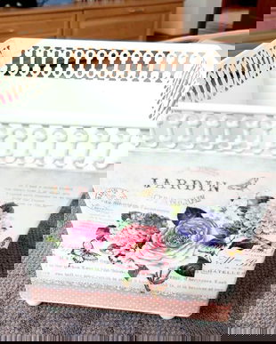 Ghiveci metalic romantic