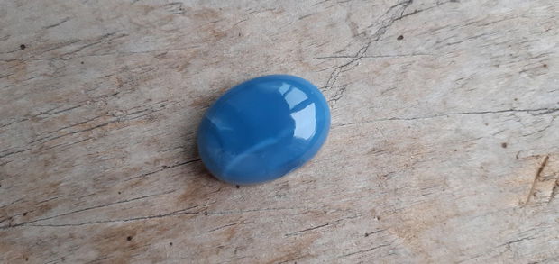 Cabochon opal albastru african 21x16x8 mm