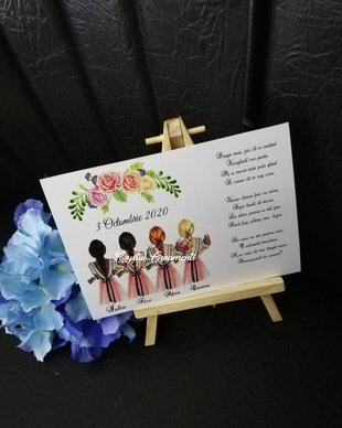 Invitatie Domnioara/Domnisoare de Onoare