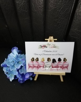 Invitatie Domnioara/Domnisoare de Onoare