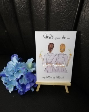 Invitatie Domnioara/Domnisoare de Onoare