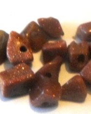 Chipsuri piatra soarelui artificiala - goldstone maro
