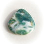 Cabochon lacrima mare din agata muschi aprox 32x26x4.5 mm