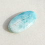 Larimar - cabochon (India - lucrat manual) aprox 33.5x26.5x4 mm