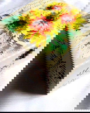 Cutie din lemn decorata 37850