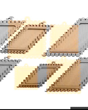 Baze pătrate pentru broșe și pandante