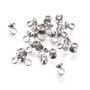Agatatoare de lipit, argintiu inchis 4x3mm SALAK 675