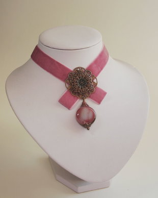 Colier choker cu agata