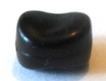 Margele plastice rondele neuniforme negru 9 mm