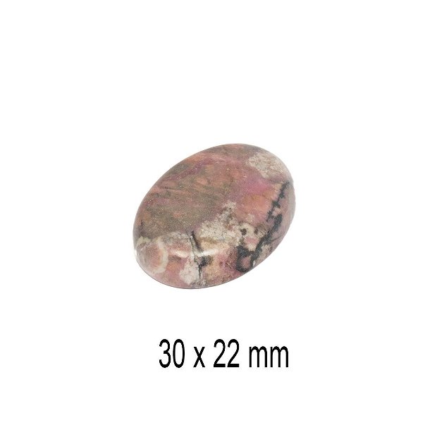 Cabochon Rodonit, 30 x 22 mm, A133