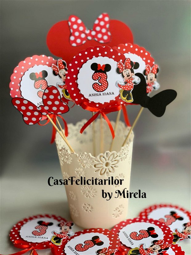 Ghirlanda decorativa Minnie mouse rosie