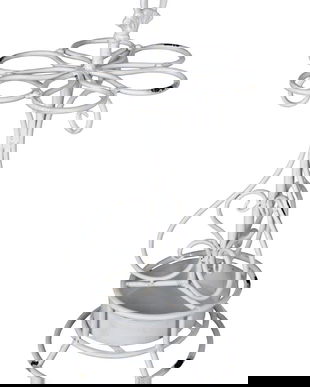 Suport pentru umbrele din fier forjat antik white