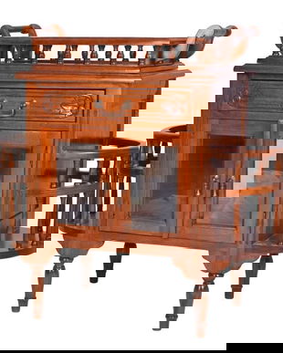 Minibar din lemn masiv mahon