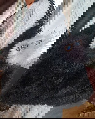 GEANTA DEBENHAMS BLANA ARTIFICIALA XXL 40/30 CM