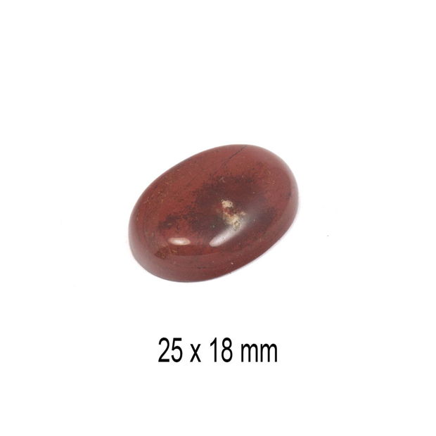 Cabochon Jasp Rosu, 25 x 18 mm, A47