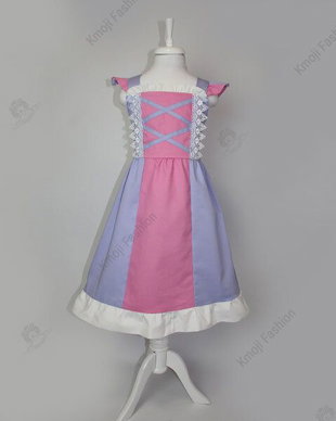 Rochie Rapunzel- Tangled pentru copii