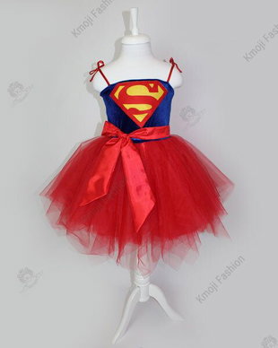 Rochie Supergirl-Liga Dreptatii pentru copii