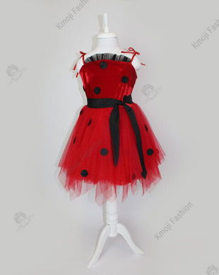 Rochie Buburuza- Miraculous Ladybug pentru copii