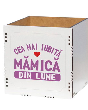 Cutie decorativă din lemn, CFP10006