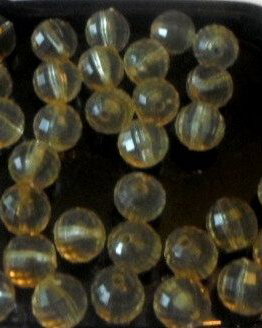 Margele plastice cristale rotunde multifete alb transparent