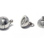 Inchizatoare cu magnet, 21x10 mm, platina