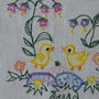 Mileu brodat Paste  58/28 cm