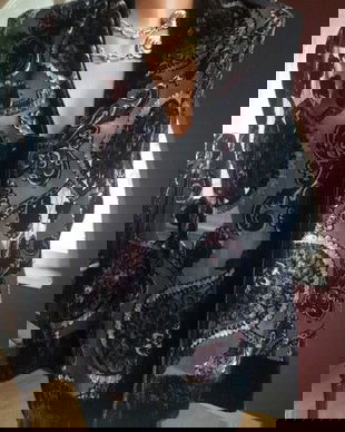 ESARFA ELEGANTA SI VERSATILA CATIFEA DIN MATASE NATURALA BROCART