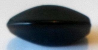 Margele plastice cilindrice oval cu 4 fete negru