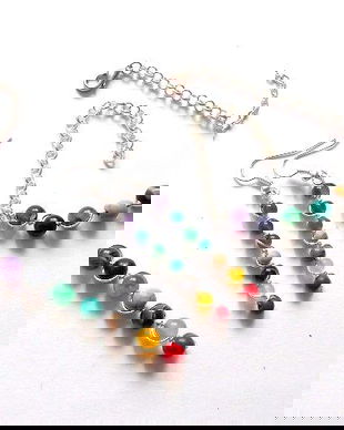 set colier , bratara si cercei 7 chakre 37576