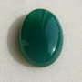 Cabochon 2 agata verde inchis aprox 30x20x7 mm