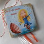 Martisor din lemn brosa/magnet personalizabile