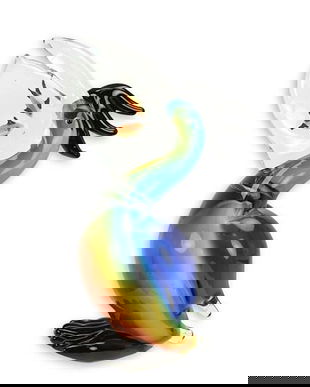 Pelican din sticla Murano