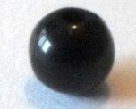 Margele plastice negru 6 mm
