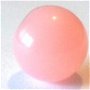 Margele plastice roz pal semitransparent 10 mm